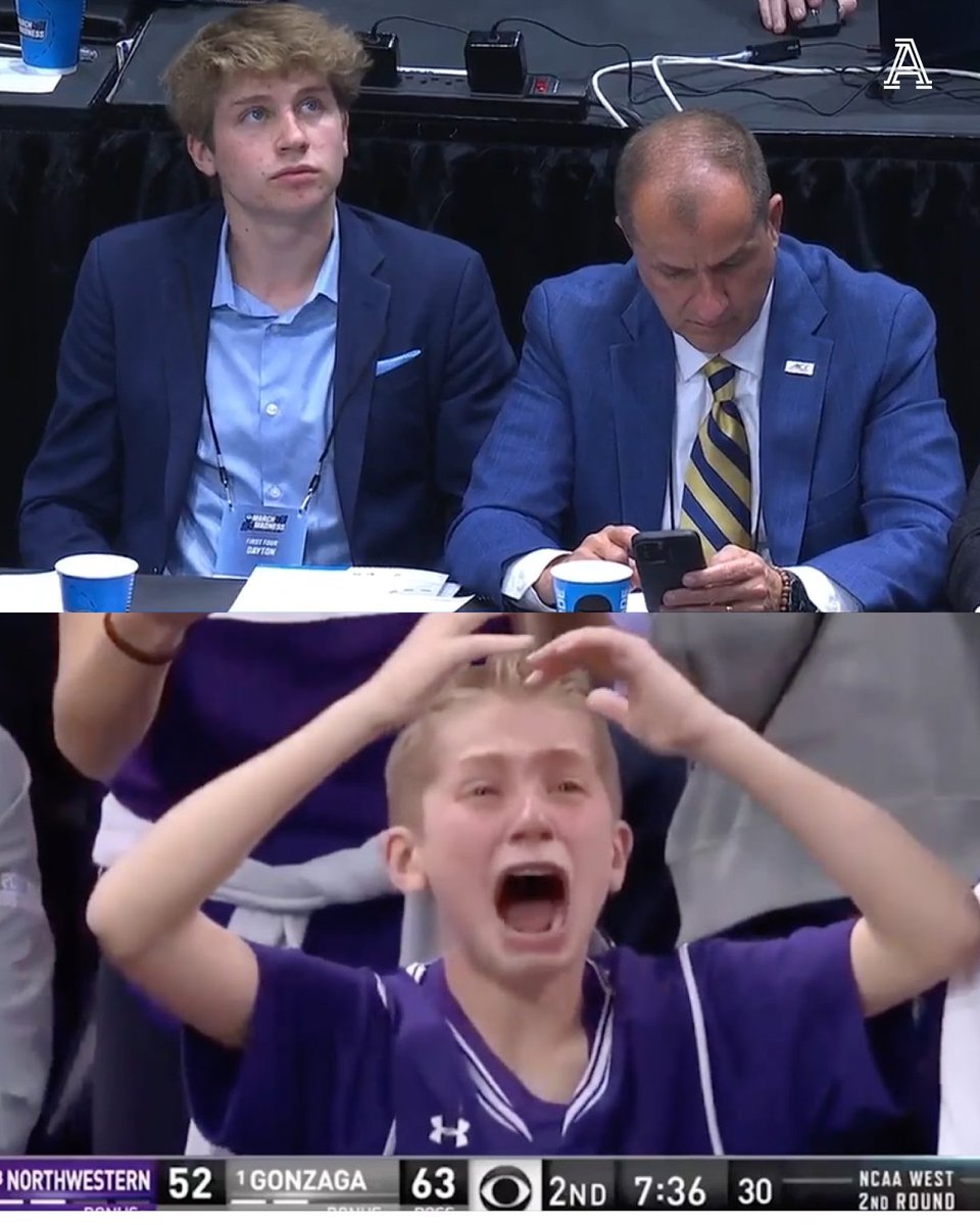 TheAthletic's tweet photo. Remember the Northwestern crying kid? This is him now.

Feel old yet?

John Phillips (aka Northwestern kid) is now a freshman in college. His father, Jim Phillips, is the ACC commissioner and former Northwestern AD. https://t.co/nT5iOj9zVZ