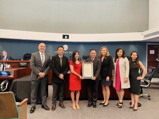 RNNguyener's tweet photo. Thank you #Westminster Mayor Chi Charlie Nguyen and Council Members for the special proclamation &amp; recognizing March as Red Cross Month. It was an honor to accept the proclamation on behalf of ⁦@RedCross⁩ ⁦@SoCal_RedCross⁩ with ⁦@FireyBeck⁩ Executive Director❤️ https://t.co/cB0Q1oYp2v