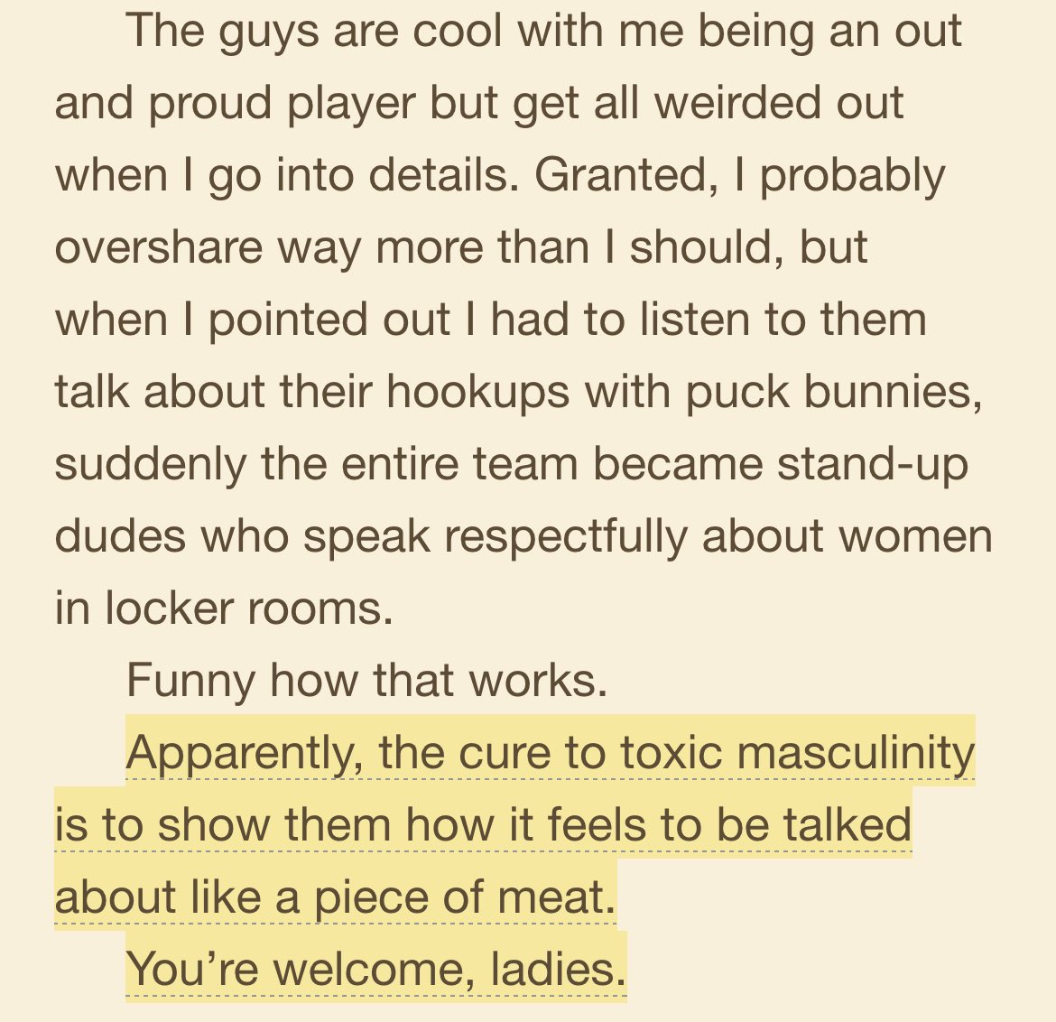 ✨ Fanykuroi ✨ (@fanykuroi) on Twitter photo Thank you Ezra, we appreciate the sacrifice 🥴🥰
God, how I love this book (10/10 my go back to comfort book 📚)
#EgoisticalPuckboy #book1 <a href="/SaxonJames2/">Saxon James</a> <a href="/EdenFin/">Eden Finley</a> Thank you Ezra, we appreciate the sacrifice 🥴🥰
God, how I love this book (10/10 my go back to comfort book 📚)
#EgoisticalPuckboy #book1 <a href="/SaxonJames2/">Saxon James</a> <a href="/EdenFin/">Eden Finley</a>