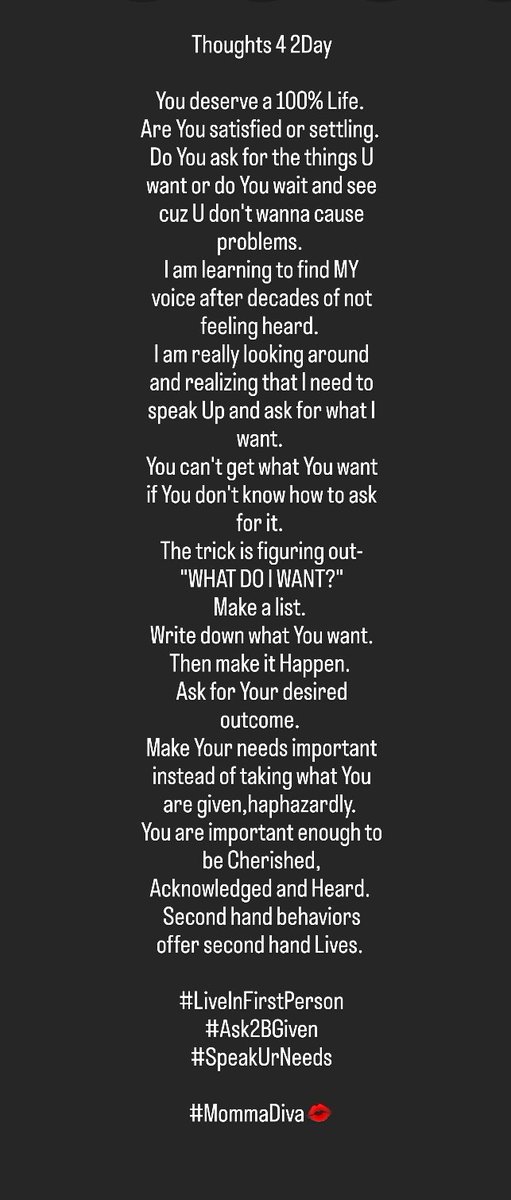 Divaxi's tweet photo. #Thoughts42Day #MommaDiva๐
#UGotThis #KeepGoing #MentalHealth #Thankful #FindUrVoice https://t.co/BDDVRGOyL9
