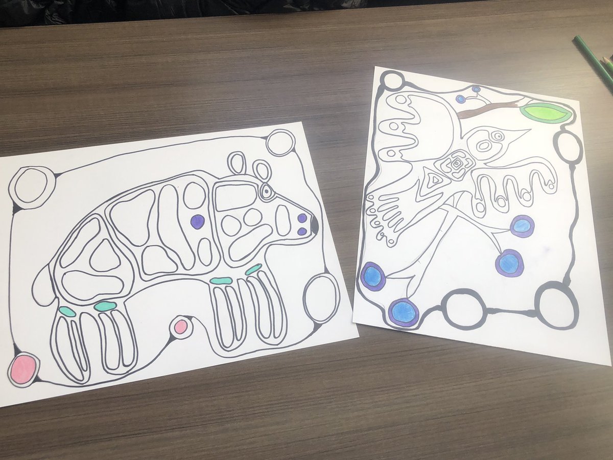 yycCCOM's tweet photo. What an evening! Thank you Autumn Whiteway @ojicreations for sharing your art and inspiration with us at our #yycCCOM workshop! Thank you for sharing your story, your art, and Woodland Style Art and Symbolism. @yycbedu @CCSD_edu #yycCCOM30 #WeAreCBE https://t.co/szZe4o0JYc