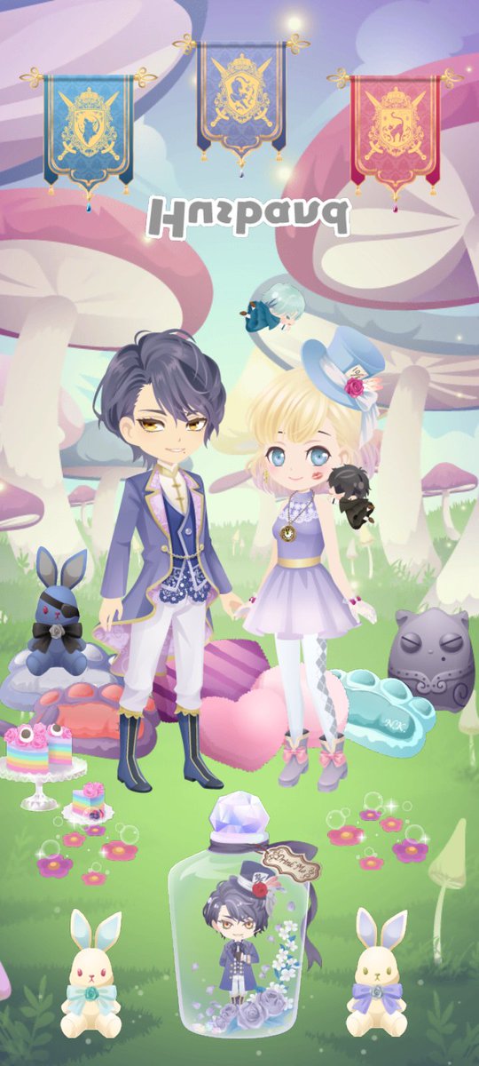 Duchamp1912's tweet photo. @ikepri_en Enjoying all the free avatar swag! Just got my Clavis In A Bottle and I'm going to go enter the #ikeprifashionshow again (or did I just now?! 🤨☺️)... https://t.co/64kBYkH1xE