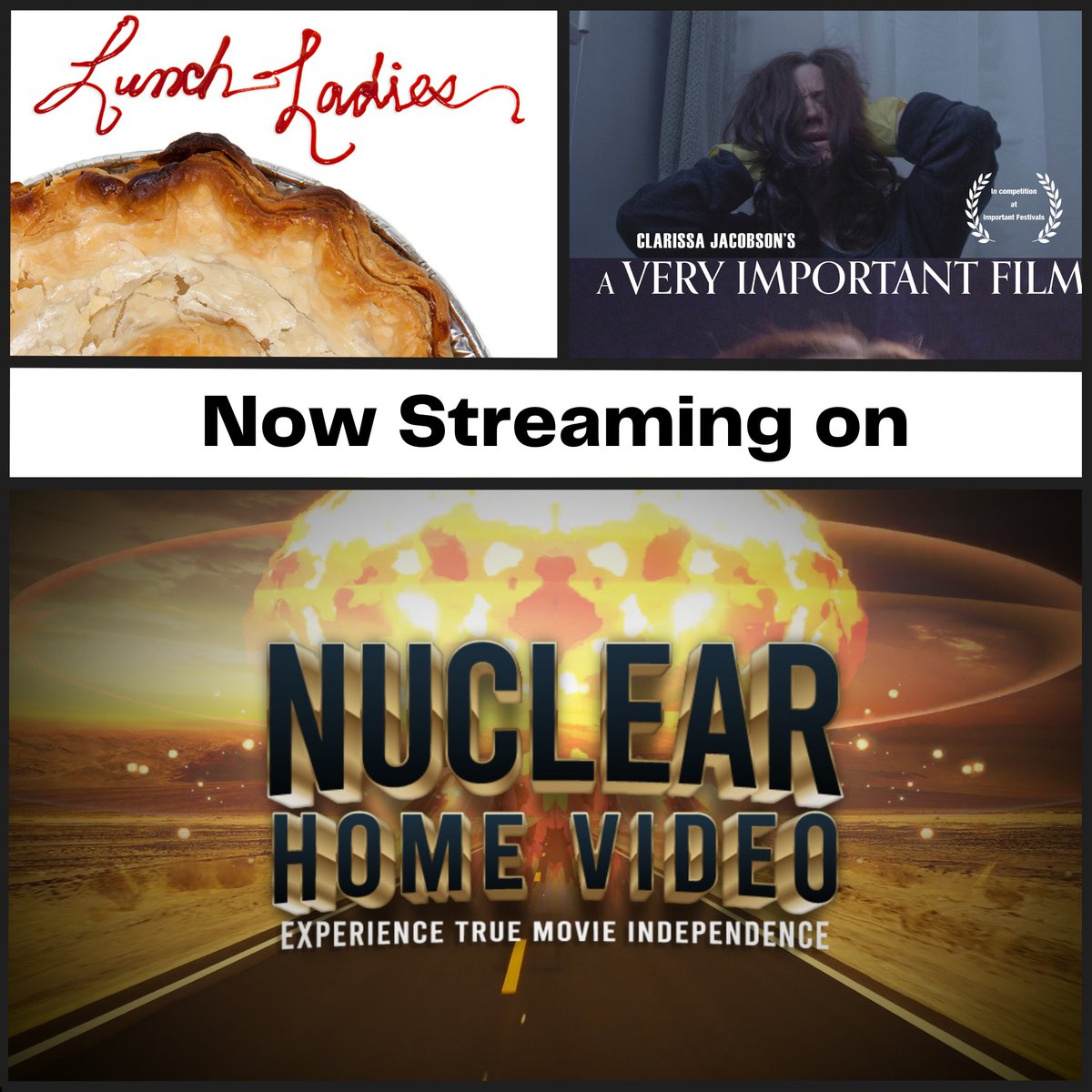 SWEET!  Lunch Ladies is now streaming on @NHomeVideos  along with A Very Important Film!  #NuclearHomeVideo #VIF #LunchLadiesMovie #LunchLadies portal.nuclearhomevideo.com/single-movie-o…