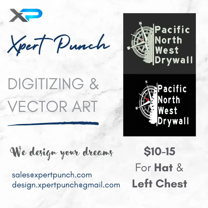 XpertPunch's tweet image. Hey #embroidery shop owners! Are you looking for a reliable #digitizer but facing issues like communication gap, unprofessional digitizing, waste of time & money, and poor customer service?Try out Xpert Punch for better quality services!
#EmbroideryDigitizingService