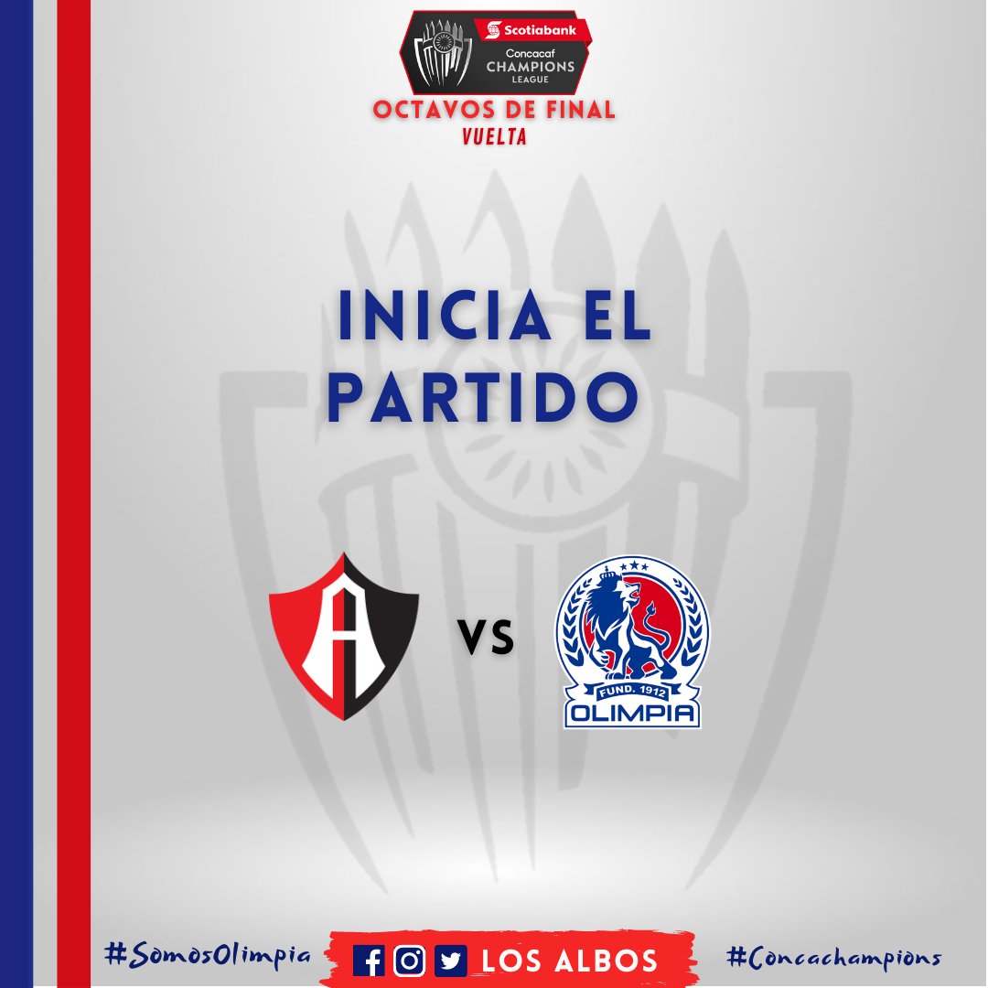 ¡Inicia el Partido! 💙🤍❤

#SomosOlimpia #SomosLosAlbos #SCCL23