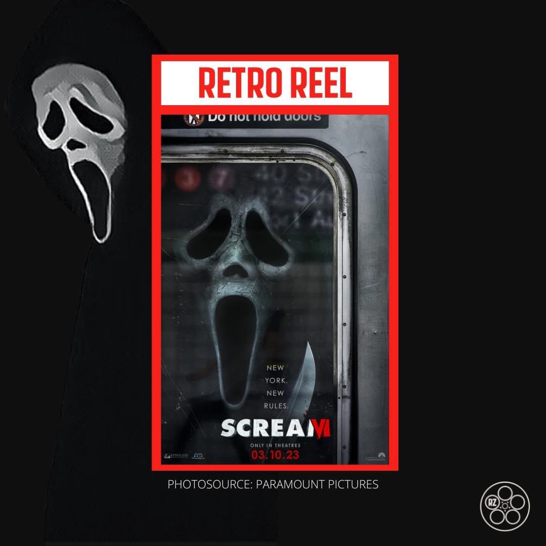 New York. New Rules. Following the latest Ghostface killings, the four survivors leave Woodsboro behind and start a fresh chapter. Join Quinton, @billy_blinkss and @mellooyellow in the last installment of the Scream Retro Reel Collection. #Scream6 #ghostface #jennaortega