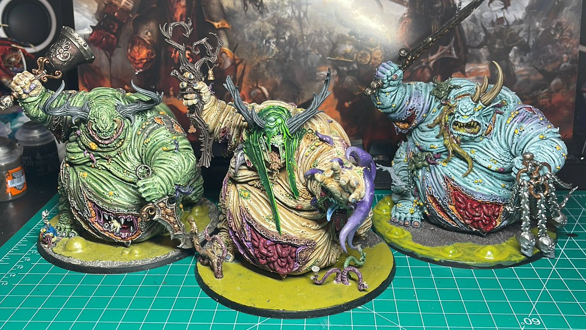 Sigmalthus's tweet photo. @the40kmodeller Is is now officially a “show me your great unclean one” thread!? Yep! https://t.co/SFn0aHhyQX