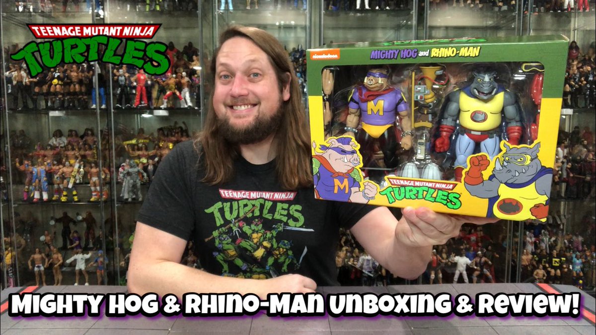 sirpaul64's tweet photo. Mighty Hog & Rhino-Man Teenage Mutant Ninja Turtles Unboxing & Review! https://t.co/Zybr4hMPVw #bebop #rockstedy #tmnt #meca #scratchthatfigureitch #teenagemutantninjaturtles #toys #toy #necatmnt #turtlepower #actionfigures #haulathon #mightyhog #actionfigure #turtles #target https://t.co/QO6wcCw5Sk
