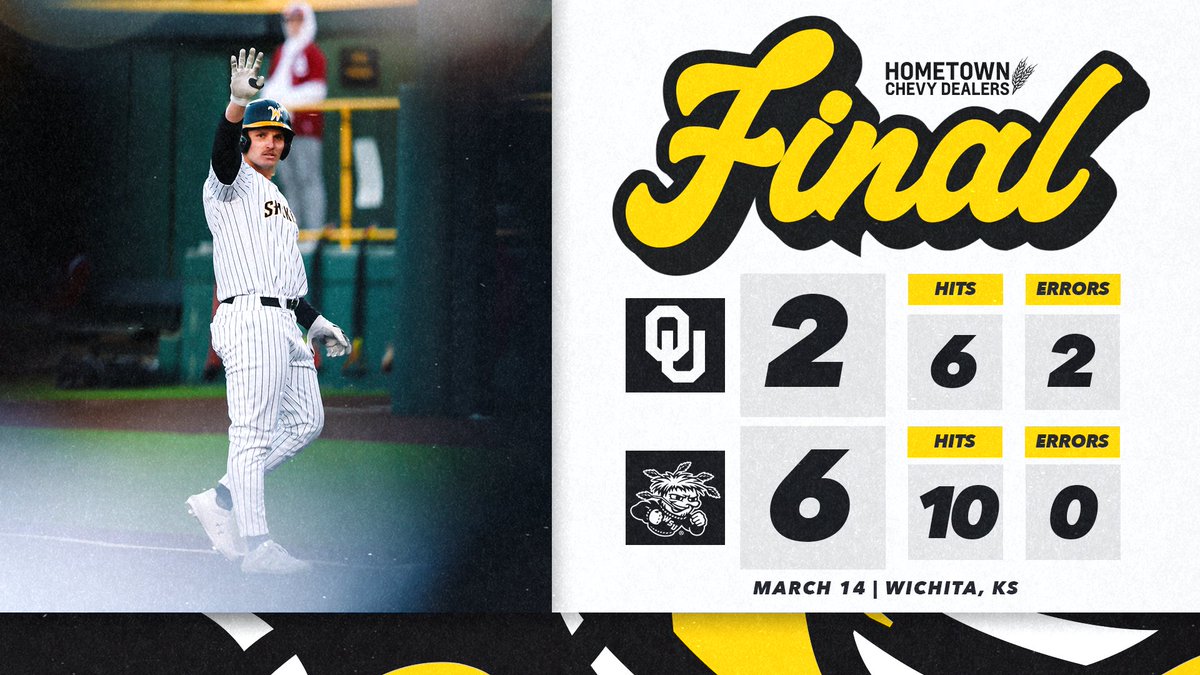 GoShockersBSB's tweet photo. See ya, Sooners 👋 https://t.co/ORBQUjR2m4
