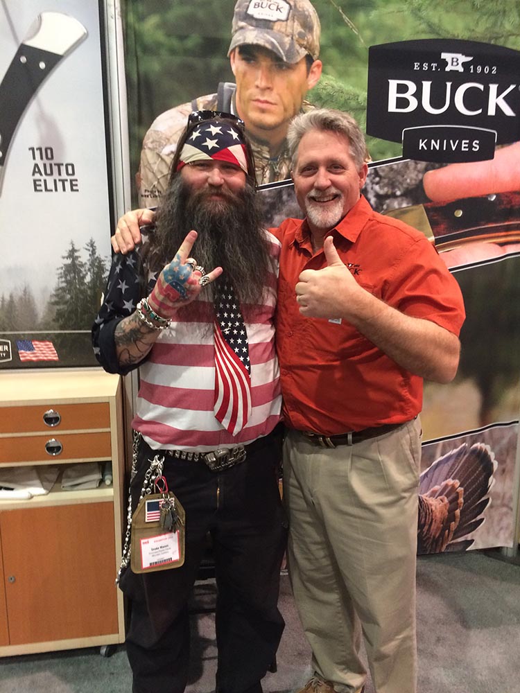 SnakeMannn's tweet photo. Hey Zach @SelwynZach Remember talking about "The Buck stops here"? You were told it was from a Buck Knife. The very first #BuckKnife wasn't made until 1902 by Mr Buck whom the knife was named after. I'm friends with his great grandson CJ Buck who owns #BuckKnives @edgeofalegend https://t.co/CZUiYJdlH8