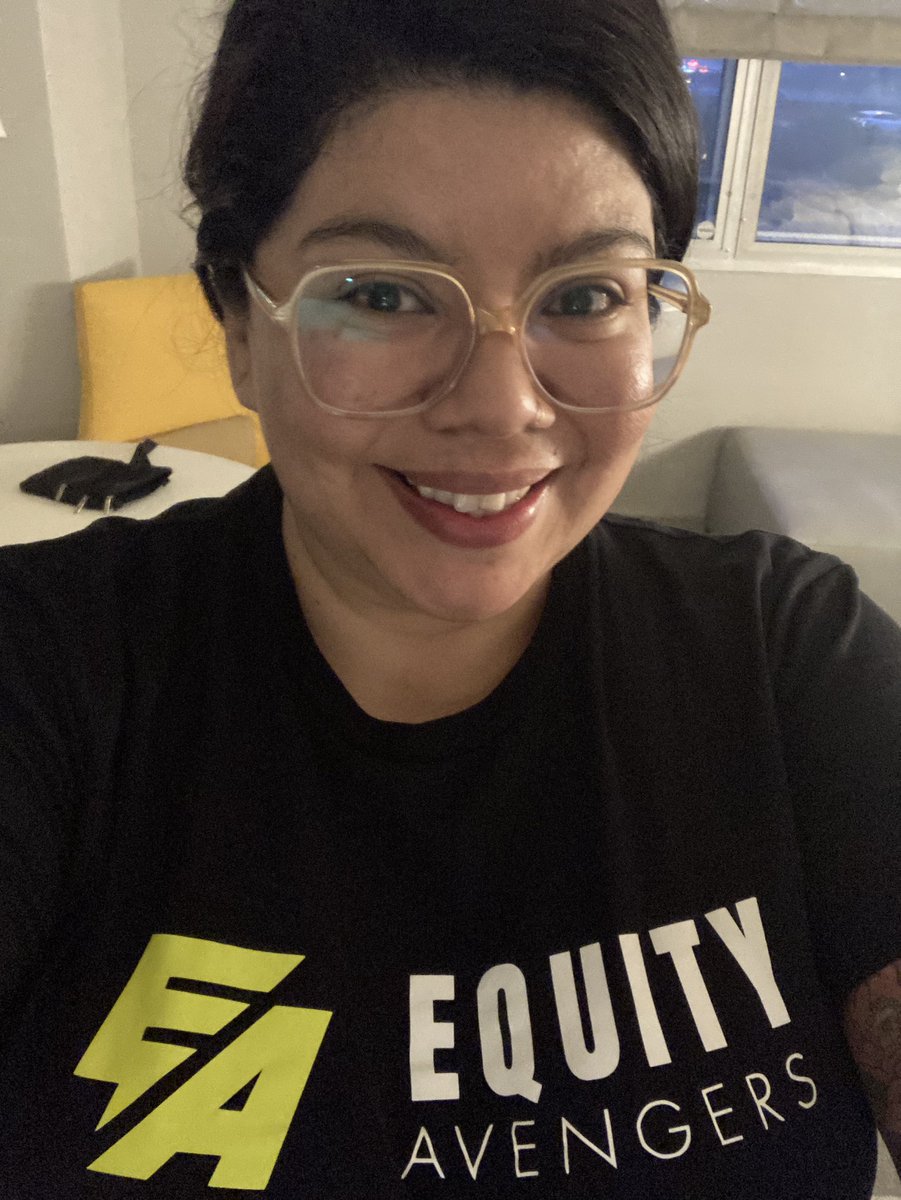 ConnieG815's tweet photo. You know I had to rock my @equityavengers tee after my presentation today at CSSO conference. Thank you @Iamkeithcurry @DrPamLuster @Rowena_SJCCPrez 🤗 #csso2023 https://t.co/dNv0MM174k