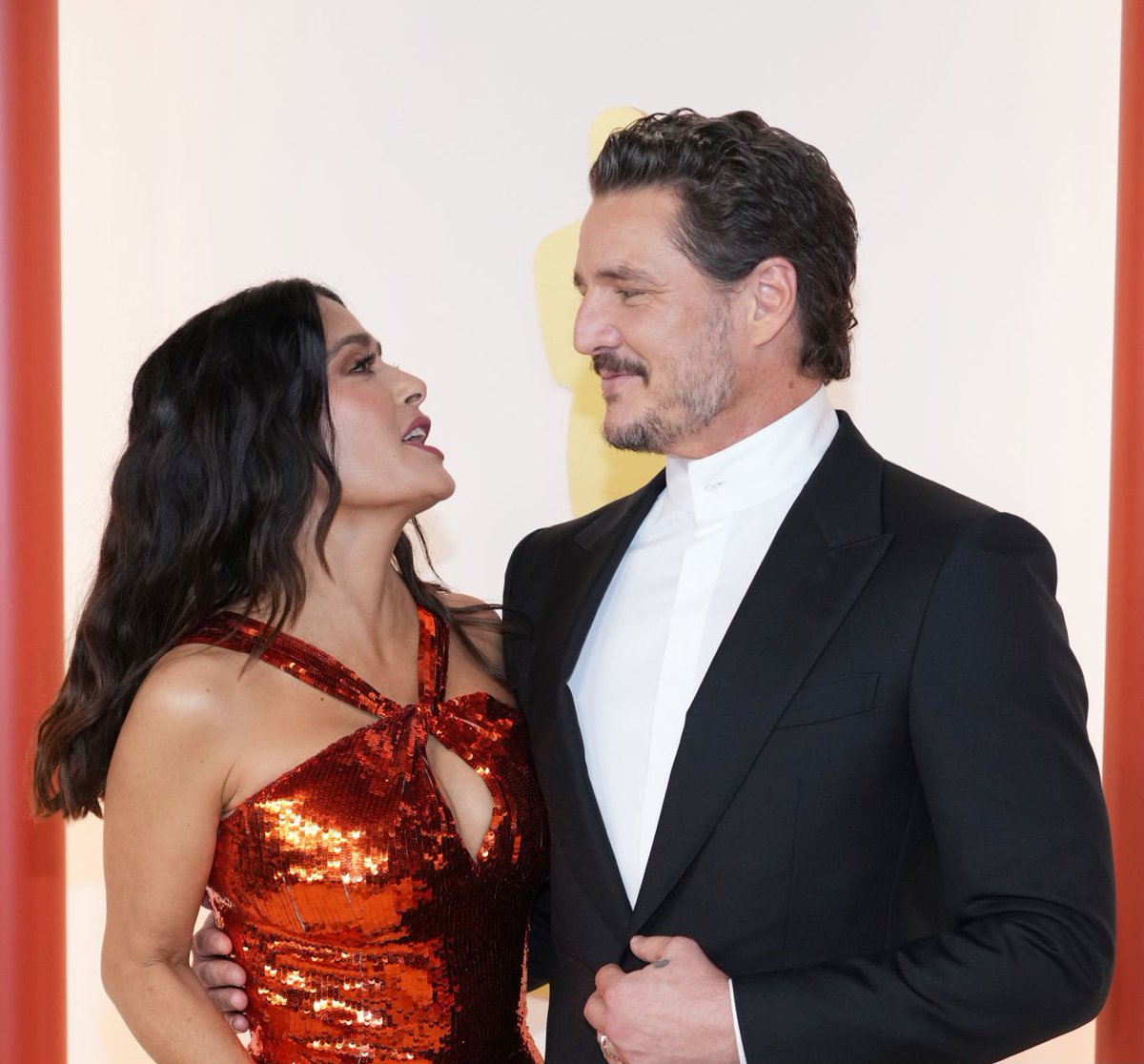 pitching my idea for a romcom with salma hayek and pedro pascal where they play a couple who had a child when they were very young and separated shortly after but their love rekindles 20 years later