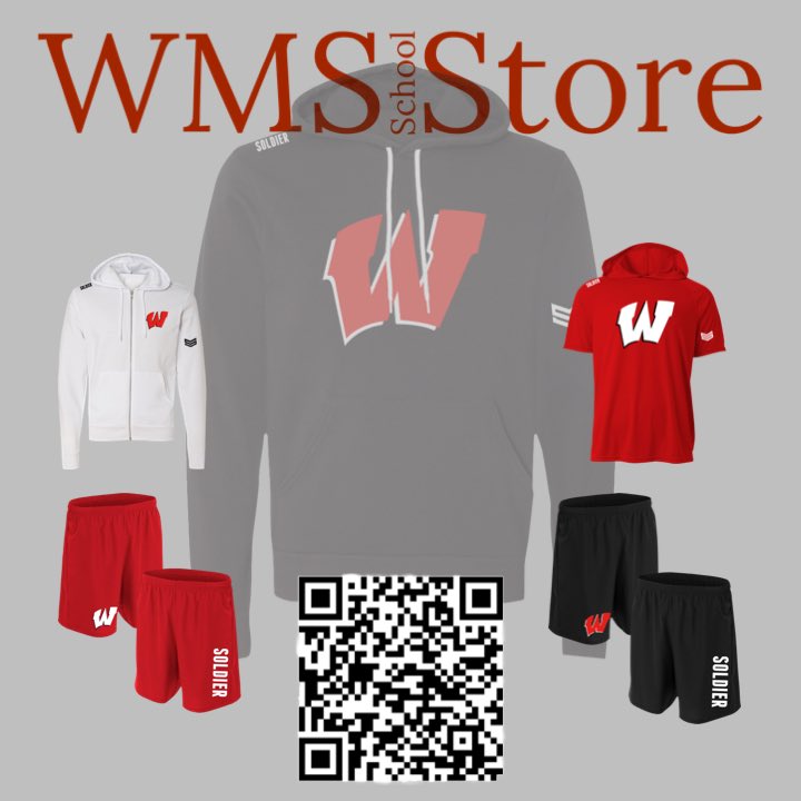 WMSDrip's tweet photo. Check out the hottest spot to get your Warrior gear! Online store is in the profile! Student designs are coming soon! Thank you @soldier_sports https://t.co/ByfYWViCD3