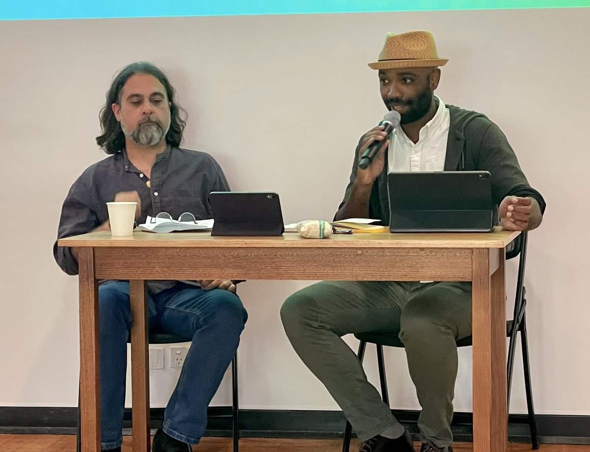 Jason Jones and Ali Alizadeh discuss cross cultural horror at the #JapaneseStudies Centre <a href="/Monash_Arts/">Monash Arts</a> - rated R for *scream*