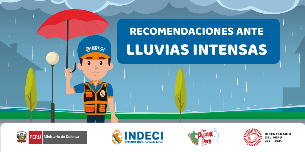 indeciperu's tweet photo. 🚨Ante la activación de quebradas, deslizamientos y otro peligros originados a causa de las 🌧️ #LluviasIntensas en diferentes zonas de la región #Lima, es importante prepararse y actuar. 🇵🇪💪
#INDECIRecomienda 👇: https://t.co/Of6TPsYANi