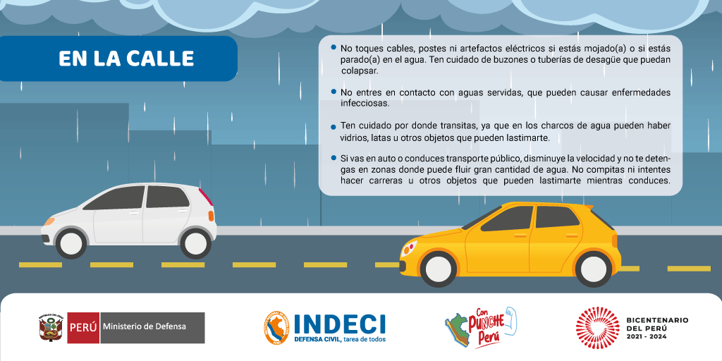 indeciperu's tweet photo. 🚨Ante la activación de quebradas, deslizamientos y otro peligros originados a causa de las 🌧️ #LluviasIntensas en diferentes zonas de la región #Lima, es importante prepararse y actuar. 🇵🇪💪
#INDECIRecomienda 👇: https://t.co/Of6TPsYANi