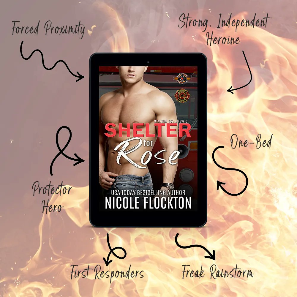 NicoleFlockton's tweet photo. 🔥🔥🔥 It's getting hot in here! 🔥🔥🔥
SHELTER FOR ROSE is LIVE
AMAZON 👉 https://t.co/PFRmfTF2C0
#tropes #protectorhero #forcedproximity #strongheroine #independent #onebed #freakrainstorm #firstresponders #SAFD #Station7Crew5 #NicoleFlockton #Romance https://t.co/uW0CzycMqz