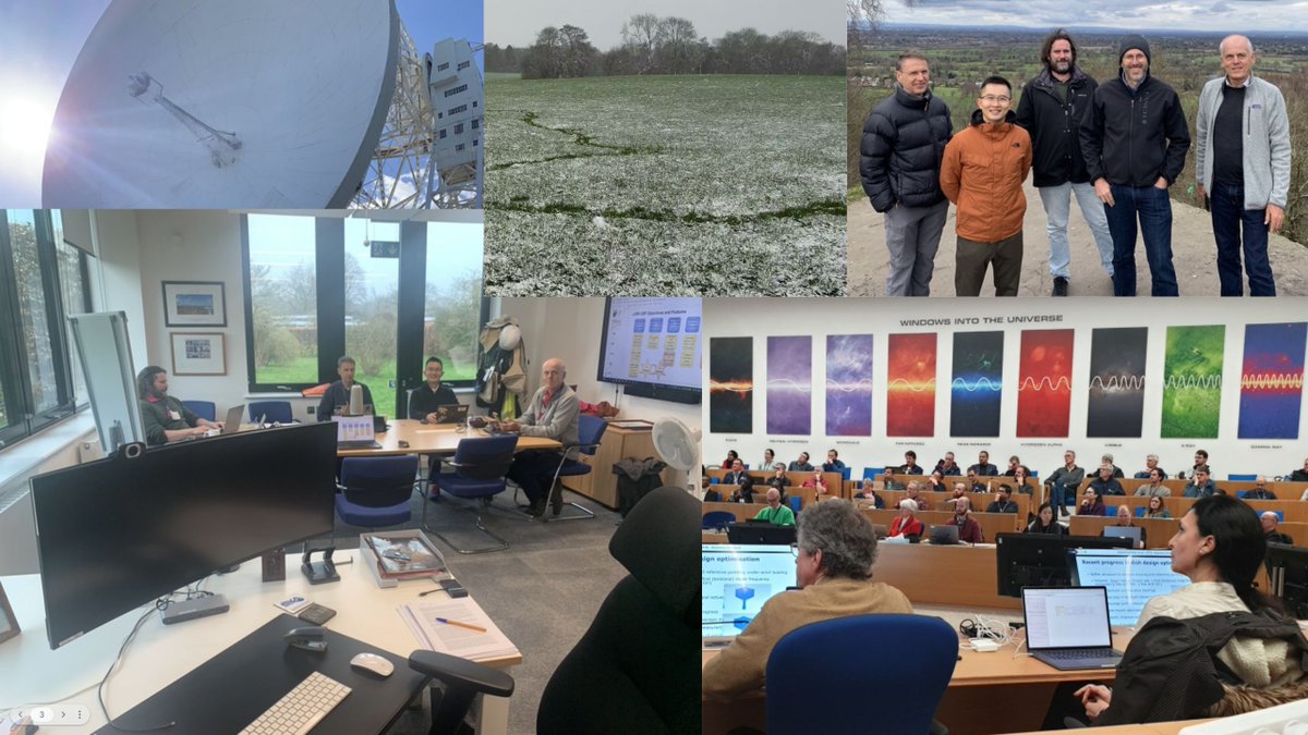 GrantHampson's tweet photo. Wow its been 3.25 years since my last PI meeting in Manchester. The weather inspired us with sunshine and snow, so great to be back in the team of teams. We had 12 SAFe meetings &amp; 18 team meetings. A big thank you to @SKA_DG for sharing your office and trusting team Perentie! https://t.co/rvnfUxeUFf