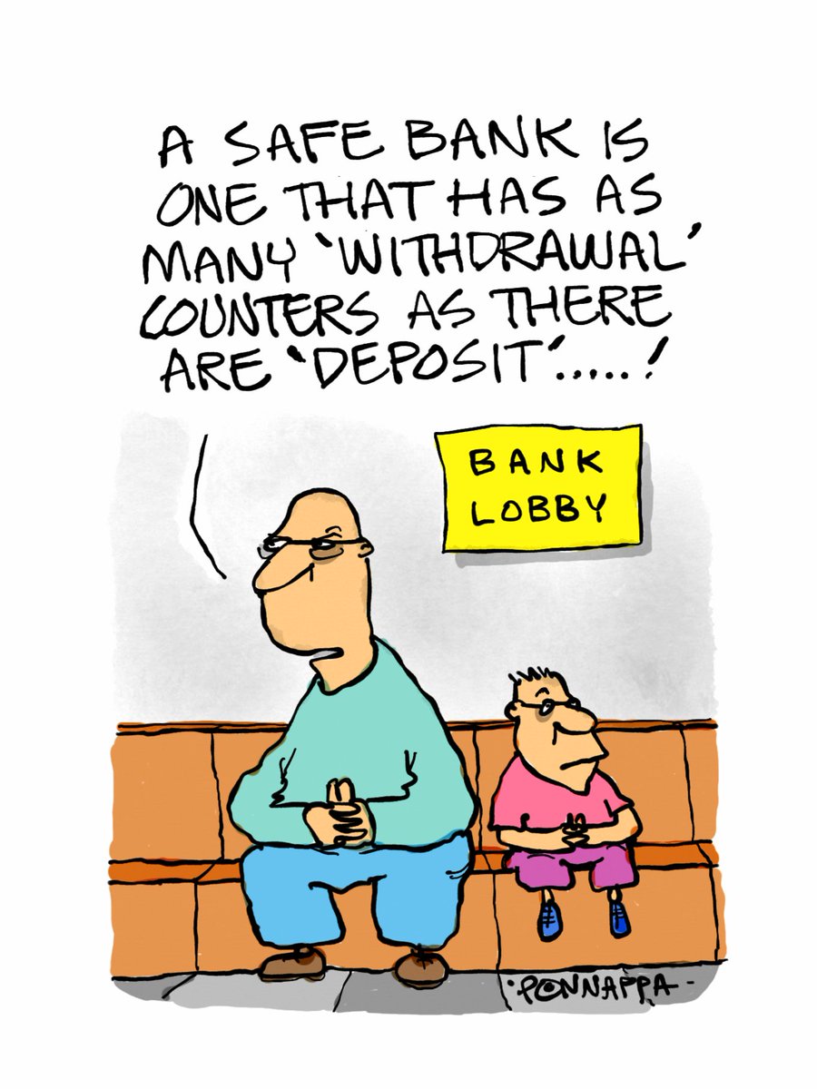 PonnappaCartoon's tweet photo. #SVBBank #SVBCrash #svbbailout #svbfailure https://t.co/8wEHKTFDCq