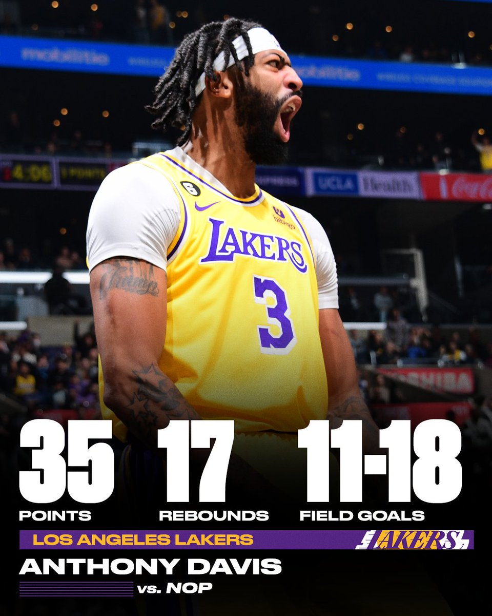 AD had himself a GAME 💪