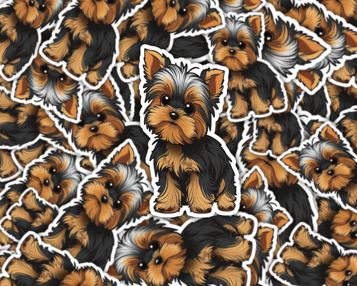 AdhesiveAndHand's tweet photo. Excited to share the latest addition to my #etsy shop: Cute Yorkshire Vinyl decal for Laptops and Water Bottles https://t.co/fOVmTlMl7n #kidscrafts #birthday #animals #yorkshireterrier #yorkiesticker #dogsticker #yorkie #dog #waterbottlesticker https://t.co/d1JkZuoWcs