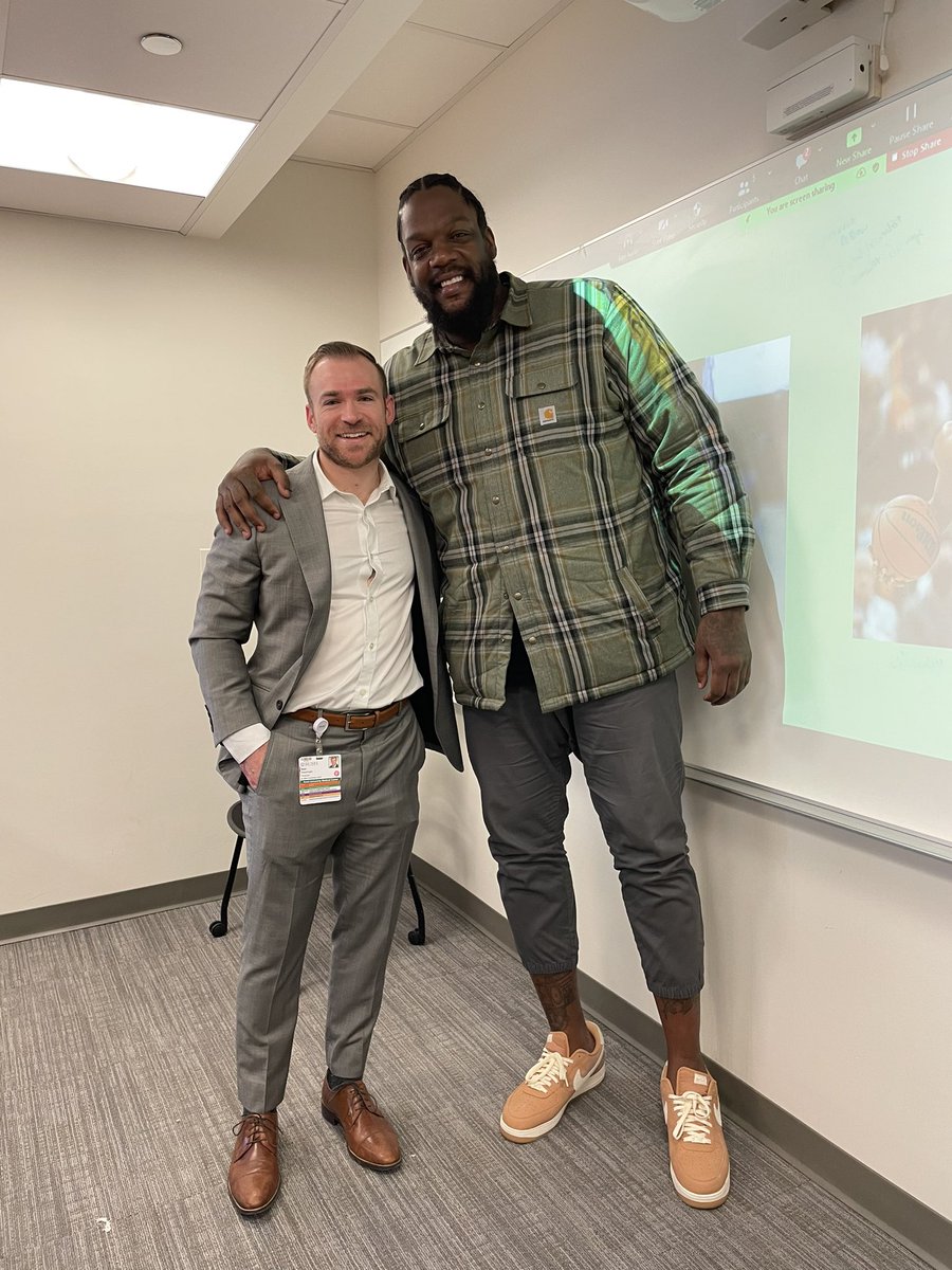 A special day for <a href="/RUSHCardiology/">RUSH Cardiology</a>! We learned so much from former <a href="/chicagobulls/">Chicago Bulls</a> <a href="/Eddy_Curry/">Eddy Curry</a> &amp; <a href="/SeanPSwearingen/">Sean Swearingen</a> about shared-decision with professional athletes faced w/ medical issues. <a href="/BrianColeMD/">Brian Cole</a> <a href="/RushMedical/">Rush University System for Health</a> <a href="/LaithderbasA/">Laith A. Derbas</a> <a href="/krishmd/">Kousik Krishnan</a> <a href="/psharmadoc/">Parikshit S Sharma, MD, MPH, FACC, FHRS</a> <a href="/hhuang123/">Henry D. Huang</a> <a href="/IsabelPlanekMD/">Isabel Camara Planek</a>