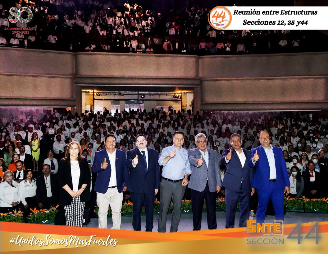 Seccion44SNTE's tweet photo. #SNTESeccion44🟠
#44Durango🦂
#UnidosSomosMasFuertes

Reunión de Dirigencia y la Base de las Secciones 12, 35, 44, con el Mtro. Alfonso Cepeda Salas, Srio. Gral. del CEN del SNTE.

Más de 1,100 maestras y maestros de las Secciones 12, 35 y 44 refrendan su identidad sindical https://t.co/KHV1Q3MUgX