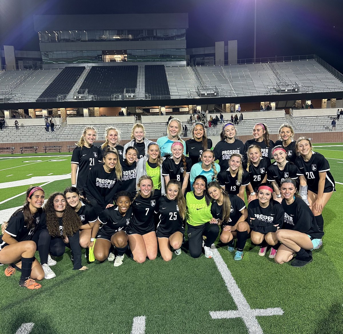 Final: Prosper 8  McKinney 1. Great performance from the girls to close out district play. A HUGE thank you to all of the teachers that came out for Teacher Appreciation Night. Time for playoffs!  Go Eagles! #ProsperProud <a href="/PISD_Athletics/">ProsperISDAthletics</a> <a href="/ProsperHS/">Prosper High School</a>