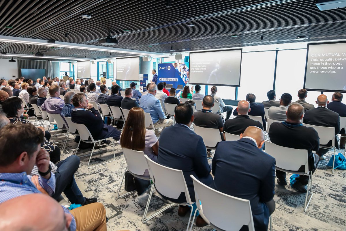 PolyCompanyAPAC's tweet photo. hanks for joining us at Poly | HP #Microsoft Live! in Sydney! It was a fantastic event, showcasing our solutions for #MicrosoftTeams and connecting with partners and customers. Looking forward to the next one!
#PolyLive #StrongerTogether #HybridWork #MeetingEquality https://t.co/tAW94pfqEO