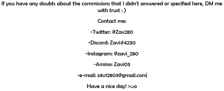 Zav280's tweet photo. So I'll finally open c0mmissions here for the first time :D
DM if you're interested ^-^
Your RTs would help me reach more people
#splatoon #commissionsopen https://t.co/nGdR2dLtJE