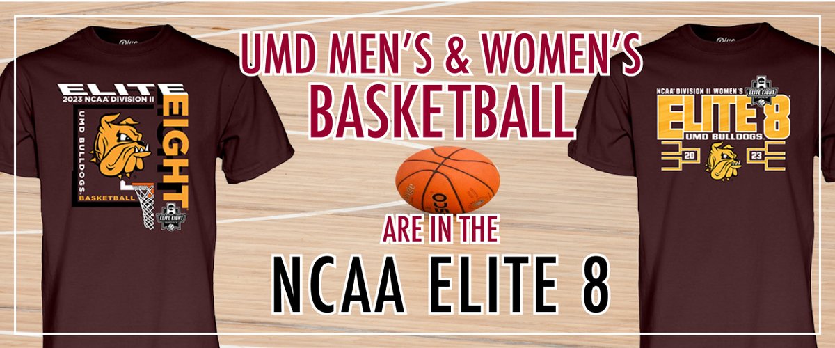 UMD Stores (@umdstores) on Twitter photo Still dancing!
<a href="/UMDBulldogMBB/">UMD Men's Basketball</a> wins the NCAA Central Region, punching THEIR ticket to the NCAA Elite 8.
Grab your tees for the UMD Men's or Women's Elite 8 online now <a href="/UMDStores/">UMD Stores</a> while they last! #UMDmensbball #umdwomensbball #BulldogCountry #Elite8 Still dancing!
<a href="/UMDBulldogMBB/">UMD Men's Basketball</a> wins the NCAA Central Region, punching THEIR ticket to the NCAA Elite 8.
Grab your tees for the UMD Men's or Women's Elite 8 online now <a href="/UMDStores/">UMD Stores</a> while they last! #UMDmensbball #umdwomensbball #BulldogCountry #Elite8