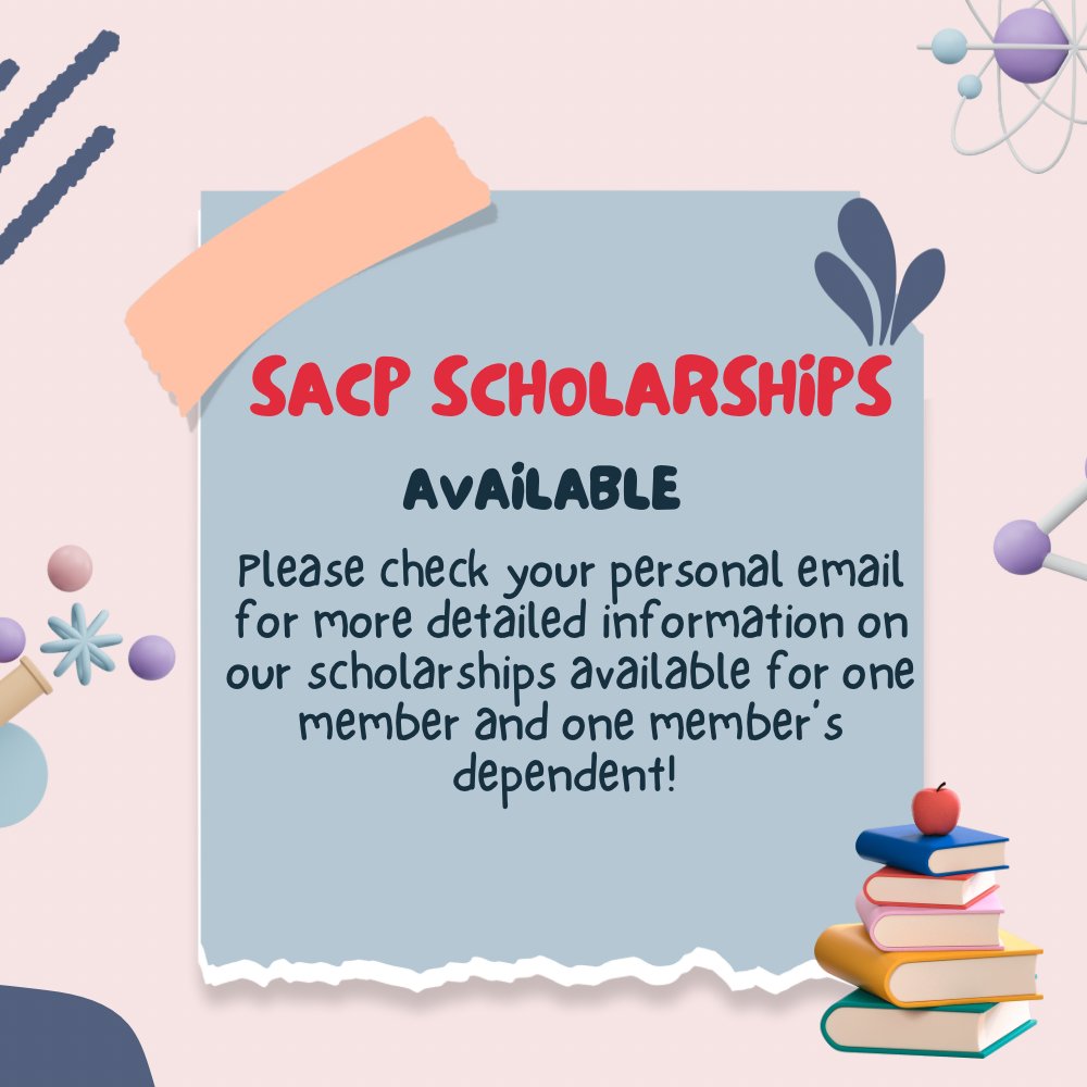 Please check your personal email for scholarship information!