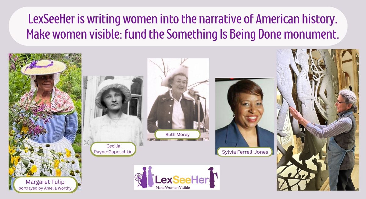 Raising $$ for <a href="/lexseeher/">LexSeeHer Team</a> &amp; the 1st monument to recognize women's political, economic, intellectual, social &amp; cultural contributions in historic Lexington MA. 

Women = revolutionary for centuries. 

Time to see &amp; celebrate women in the built environment! gofund.me/0dea454f