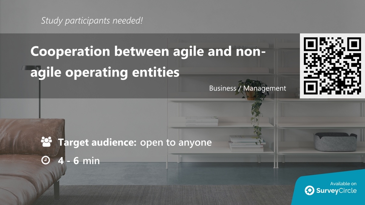 daily_research's tweet image. Participants needed for online survey!

Topic: &quot;Cooperation between agile and non-agile operating entities&quot; surveycircle.com/346974/ via @SurveyCircle

#agile #cooperation #ProjectMethodology #ProjectManagement #BusinessSchool #survey #surveycircle