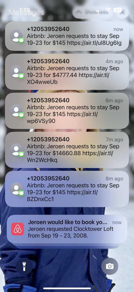 I know it’s a long shot, but does anyone know an engineer at Airbnb named Jeroen who’s using my listing (Room.first) as sample data for testing? If so, could you please ask him to find a different room?