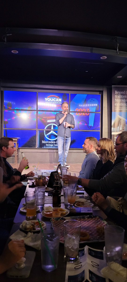 Night 2 of 6  of the YOUCAN Comedy Nights Presented by <a href="/MBHeritageVlly/">MB Heritage Valley</a> is in full swing, and our host <a href="/adamblank17/">Adam _____</a> has been relentless in keeping the laughs coming all night long. 

#YOUCANComedyNights #relentless #yeg