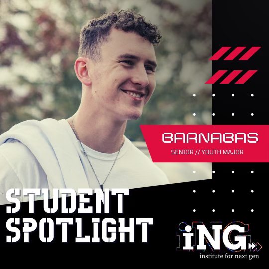 jeffgrenell's tweet photo. Student spotlight on @NorthCentral_MN senior, Barnabas Preble, talking about NCU & iNG!
Barnabas works at Tree House (a para-church organization), and, has developed a mental health curriculum for schools.
He wants to be a youth pastor.
#stumin #institutefornextgen #nculife https://t.co/ttxj9PZylZ