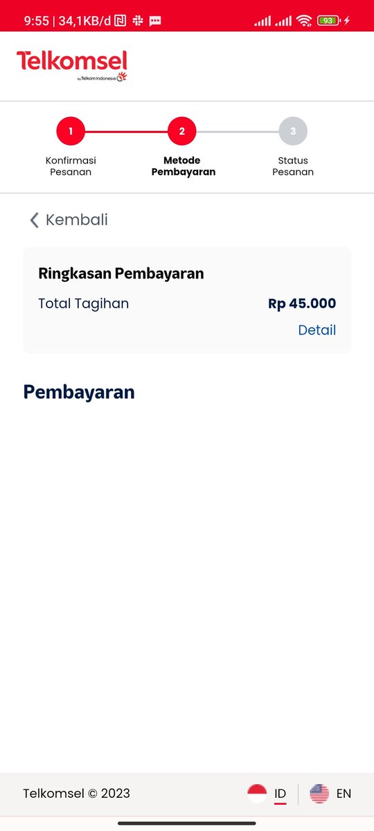 putrisamosirr's tweet photo. @Telkomsel Kok jadi ga ada pilihan metode pembayarannya sahabat? Udah diulangi 5x nih dan clear chace terus. Gimana dong 😭 https://t.co/gtVyKqdqps