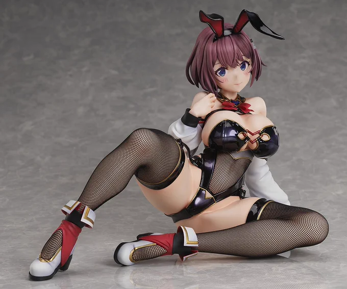 ぼに～氏が描く「一夜ちゃん」をバニーガール姿で立体化彼女のプロポーションをより知ることができるギミックも搭載この世界の意志でもある1/4スケールに布製網タイツを使用した「バニーと言えばこれだよね!」という仕様でお届けします日本: 