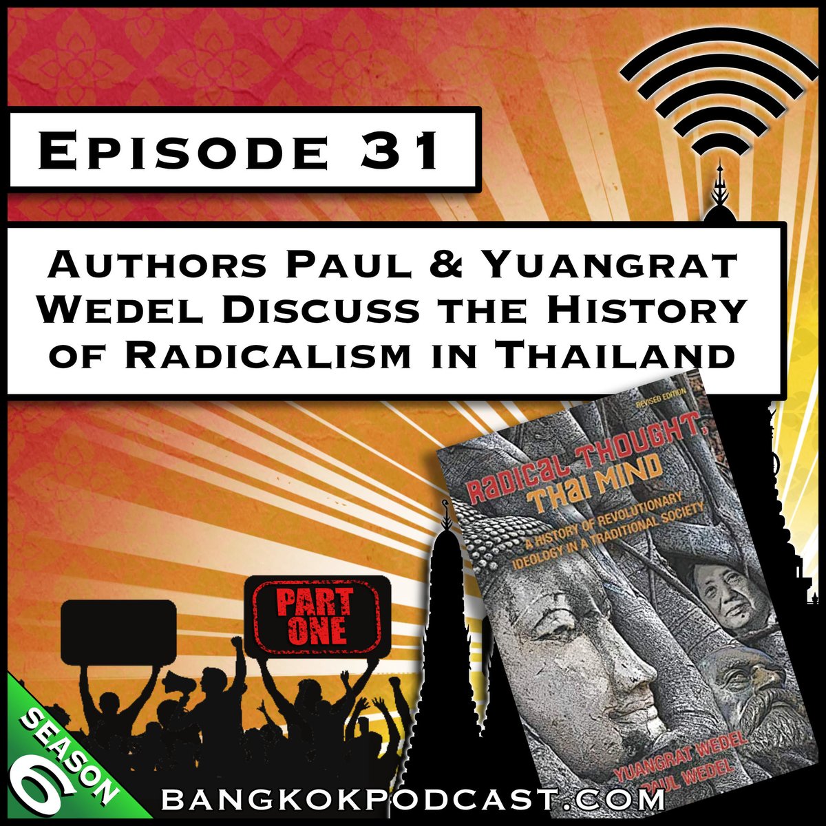 We sit down with authors Paul & Yuangrat Wedel to discuss their life in Thailand as well as their book “Radical Thought, Thai Mind” to learn about the complex history of standing up to The Man in Thailand. thaifaq.libsyn.com/authors-paul-y…