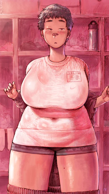 B組の隠れ巨乳 