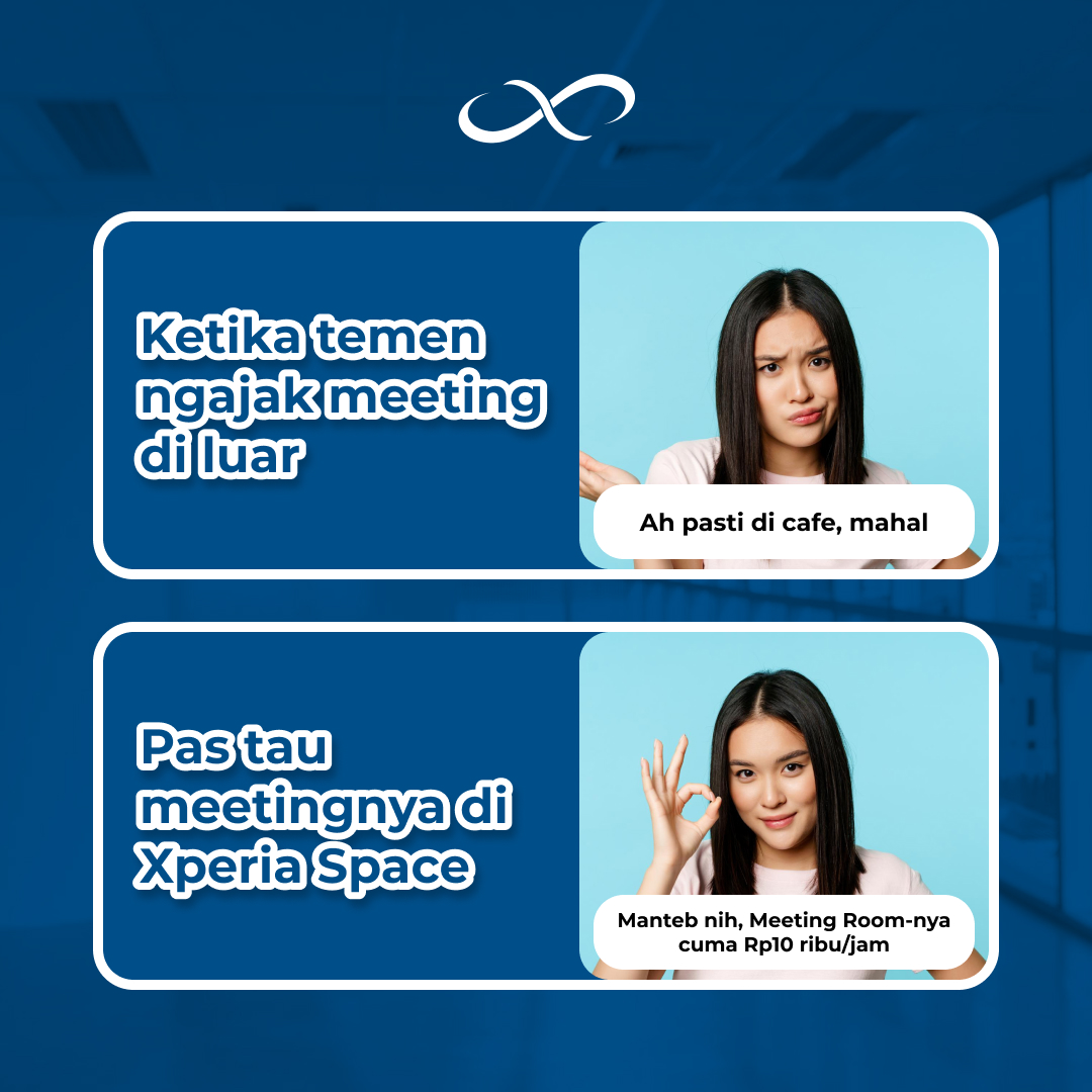 xperia_space's tweet image. Aku sih hayuk aja asal meetingnya di tempat yang cozy dan ga bikin kantong bolong😌✨

#XperiaSpace #CollaborativeSpace
