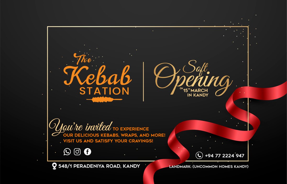 අළුත් කෑම වේලක් අළුත් තැනකිං කන්න කැමති නුවර පැත්තෙ ඉන්න ඔයාලට රස ඕපදූපයක් 🥰🥰🥰

අපේ/ යාළුවෙක්ගෙ වැඩක්. වෙලාවක් තියේනං  පේරාදෙනි පාරෙ අංක 548/1  බිල්ඩිමේ තියන කෙබාබ් ස්ටේශන් එකට (අන්කොමන් හෝම්ස් සෙරමික් කඩේට අල්ලපු වැටේ)
.
.
.
.
.
.
.
.
.
.
.
.
මුදලාලි ප්‍රෙන් කොමිසන් එක ? 🫣