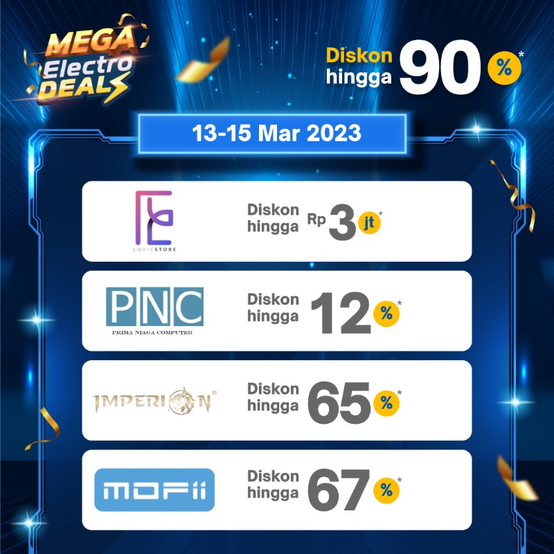 tokopedia's tweet photo. Yang lagi mau ngerakit komputer merapats!
Di #MegaElectrodeals peralatan komputer lagi banyak diskon guysss🤑💸
Cuma hari ini guys, ayo cek sekarang!
#adsol #elektronik