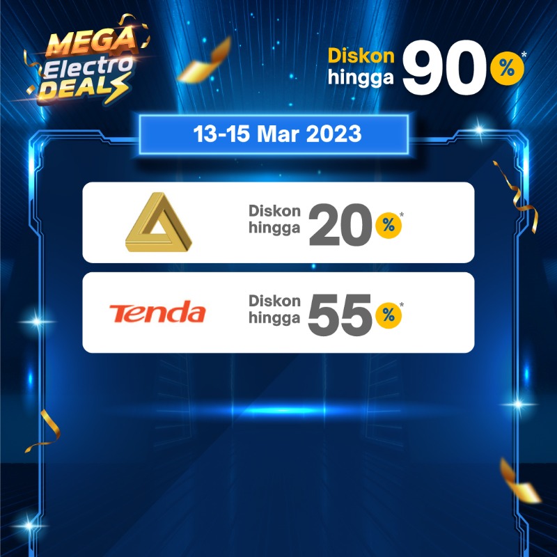tokopedia's tweet photo. Beli mechanic keyboard di mana ya? 🤔
Ya di #MegaElectrodeals dongs~ Lagi banyak diskon guys yang sayang banget kalau sampe kelewatan. Gas dong kakaaa~
#adsol #megaelectrodeals #elektronik