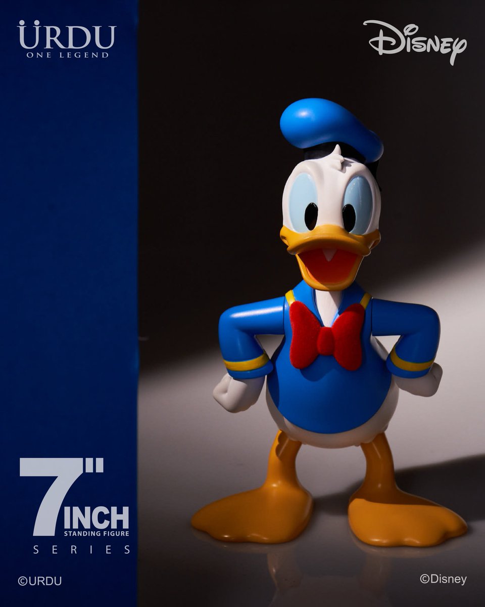 URDU_HK's tweet photo. 7" Standing Figure Donald is designed with high flexibility, the head and joints can be moveable. Its signature butterfly bow tie is made with flocked material which makes the figurines more outstanding.

Dimension: approx. 7 inch
Material: Vinyl

#URDUHK  #7inch #StandingFigure https://t.co/t2FUzlHMU9
