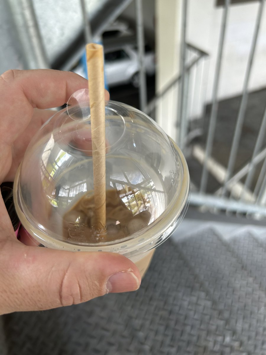 Insanity of the world summed up in a photo.

Plastic lid 

Plastic cup,

Fucking cardboard straw.

Go fuck yourselves you climate change wankas