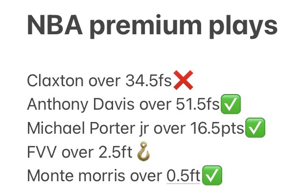 juicesky22's tweet photo. 3-2 coming off a sweep. If your interest in the premium lmk 🫡 https://t.co/xXFyMkW1oq