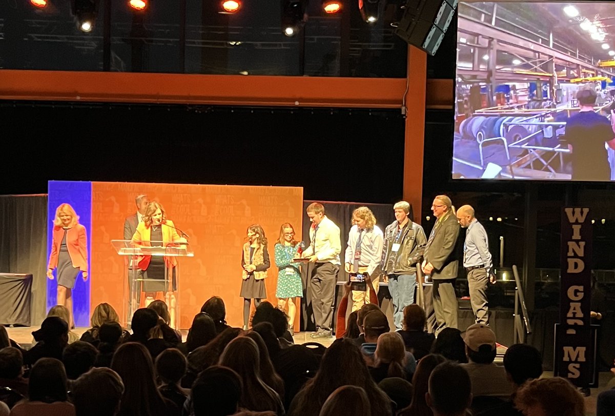 OrefieldMS's tweet photo. Congratulations to Mr. Kessler, Mr. Iobst, and their @OrefieldMS team for winning the “Outstanding Team Spirit” Award at the 2023 What’s So Cool About Manufacturing video contest. #ParklandPride #OMSProud #OMSCOOL https://t.co/ILJtxanmp9