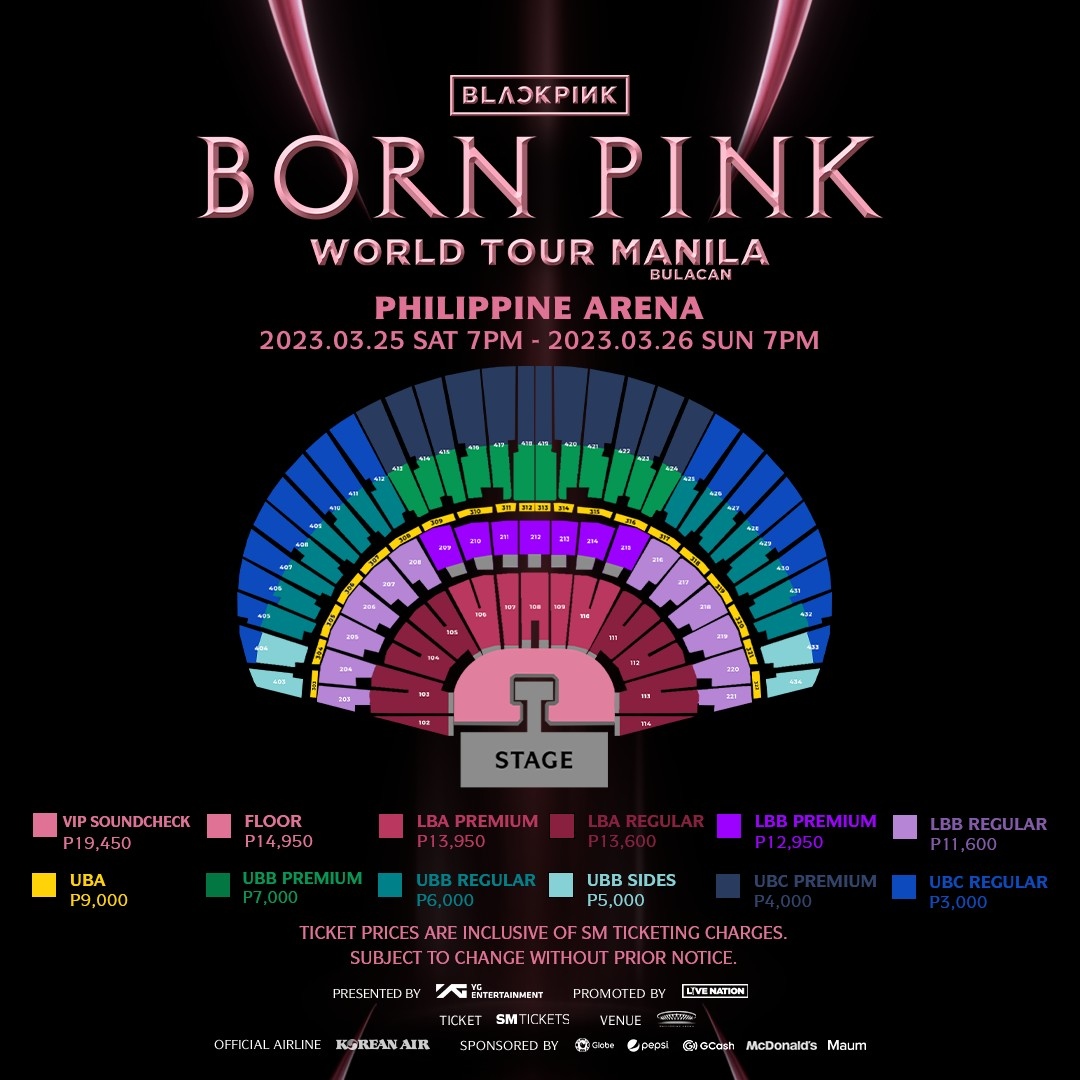 ME BY JISOO ON MARCH 31 on Twitter "RT livenationph Hello, BLINK! Additional tickets for